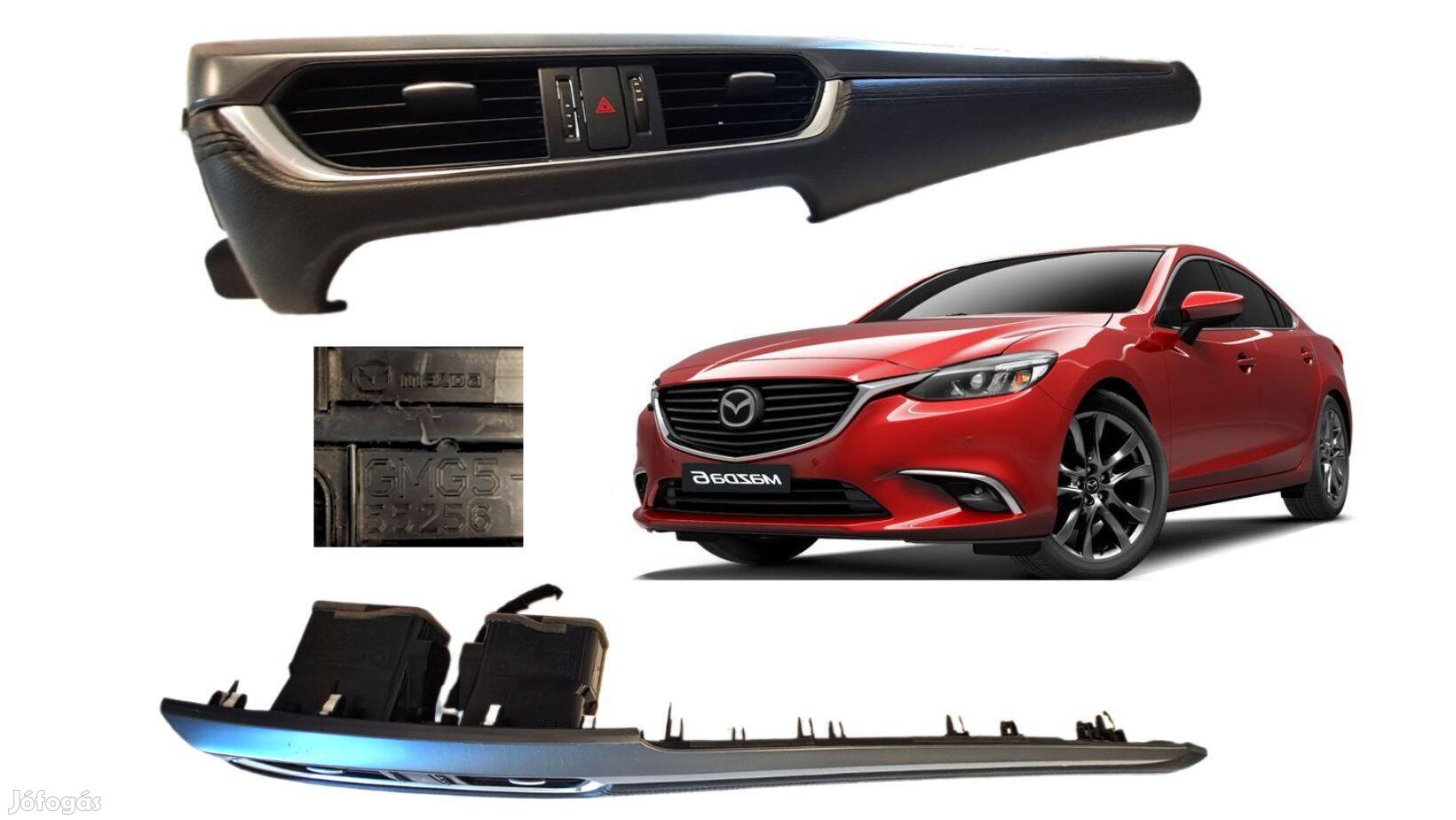 Mazda 6 középső műszerfal betét burkolat cikksz. GMG5552561