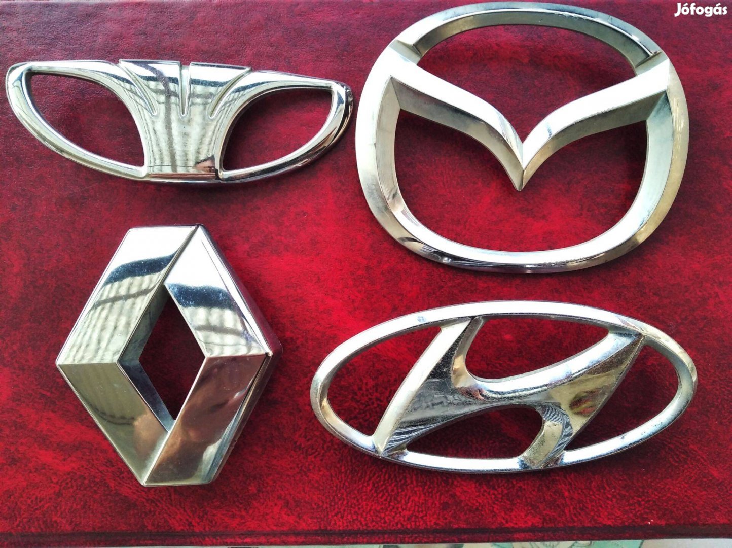 Mazda,Renault, Hyundai,Daewoo embléma, jel, logo