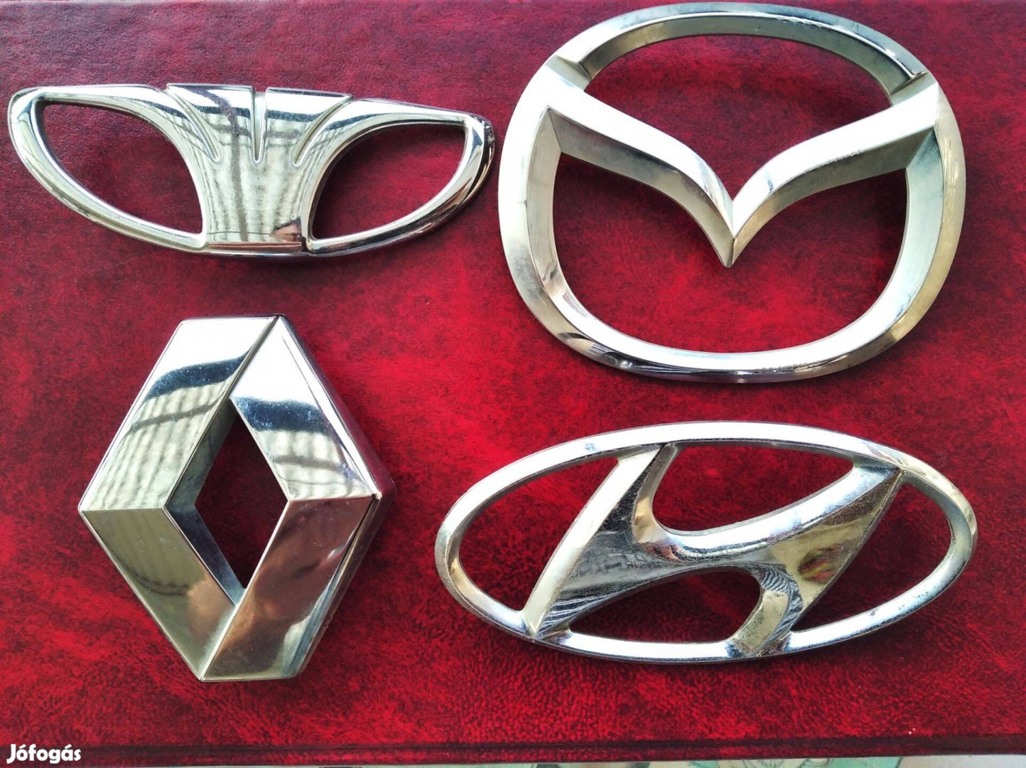 Mazda,Renault, Hyundai,Daewoo embléma, jel, logo