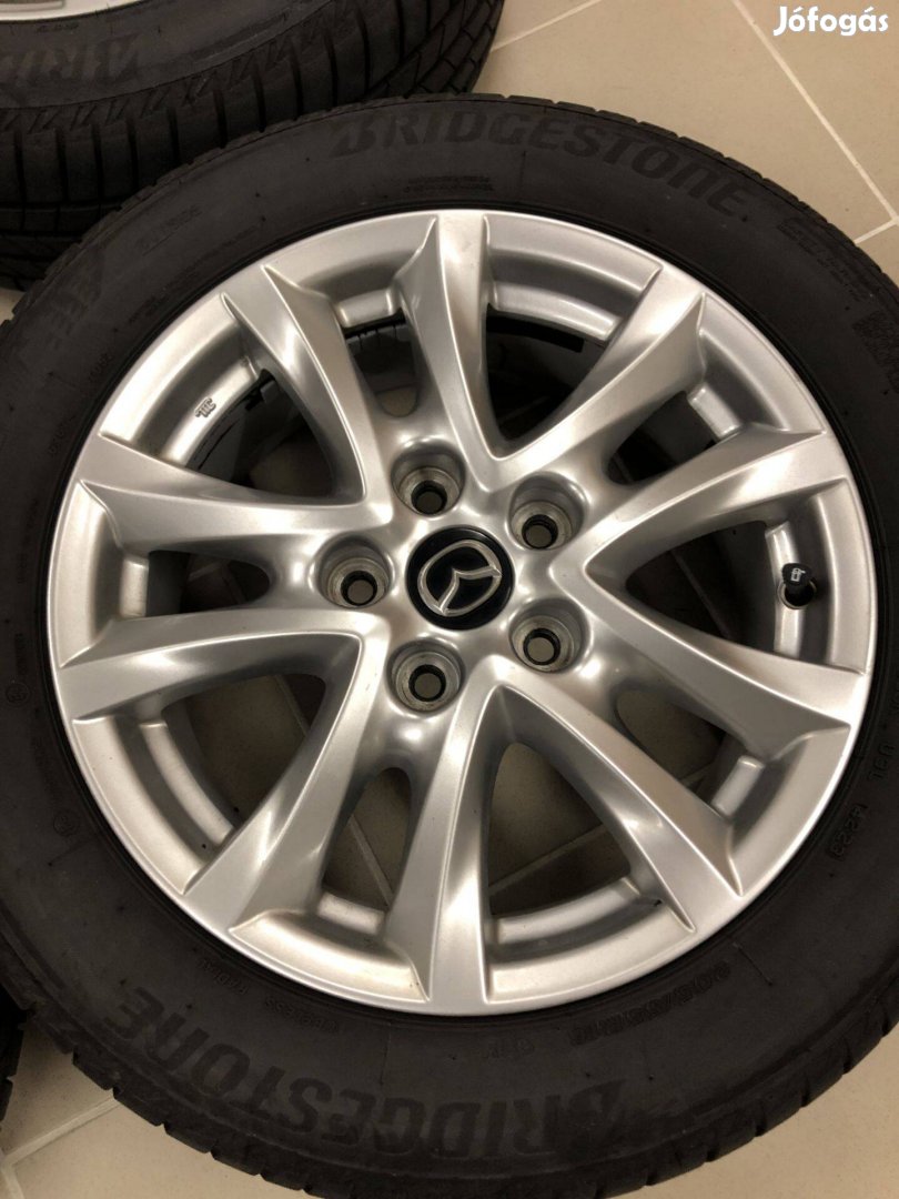 Mazda alufelni 5x114,3 Új nyári Bridgestone Turanza 005 gumikkal