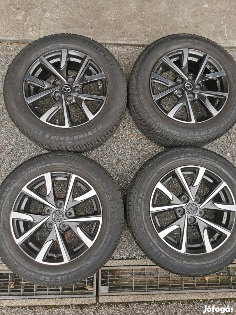 Mazda alufelni téligumival 16"újszerű