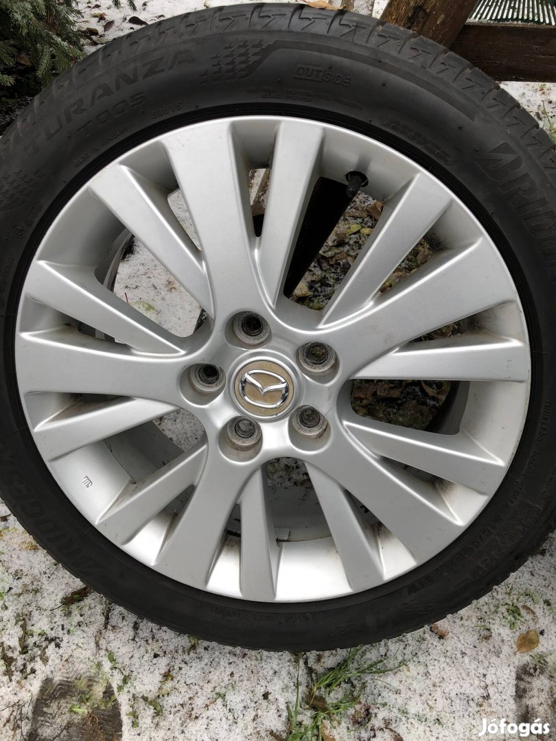 Mazda gyári alufelni felni 5x114.3 17" nyarigumikkal