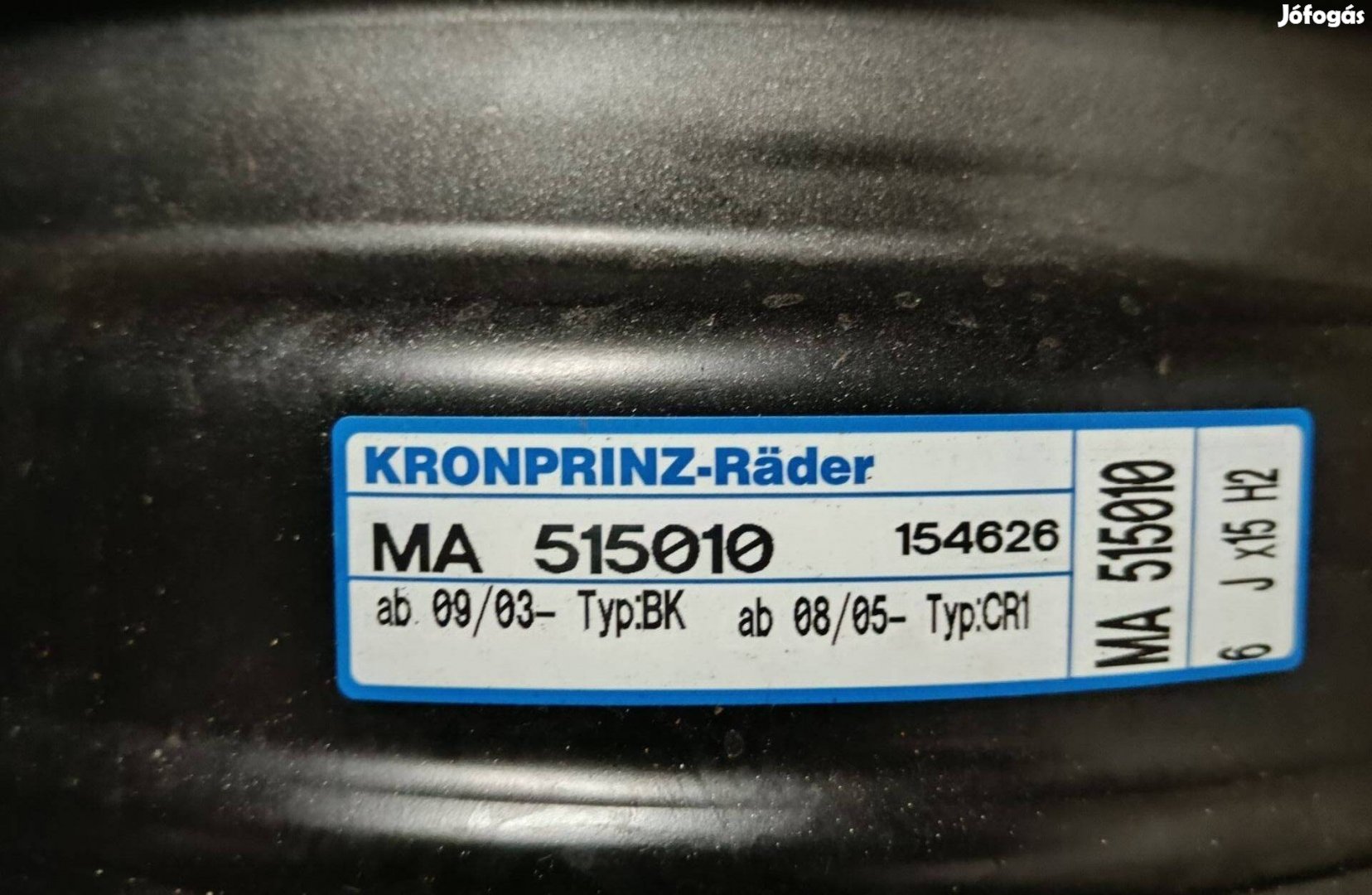 Mazda lemezfelni 1db