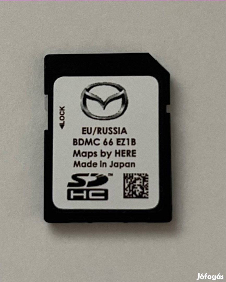 Mazda navigáció frissítés 2022/23 térkép SD kártya