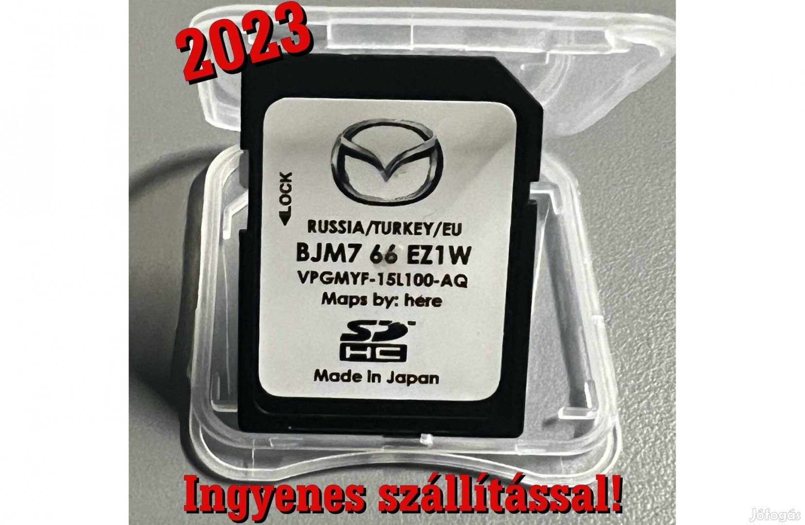 Mazda navigáció frissítés 2023 térkép SD kártya