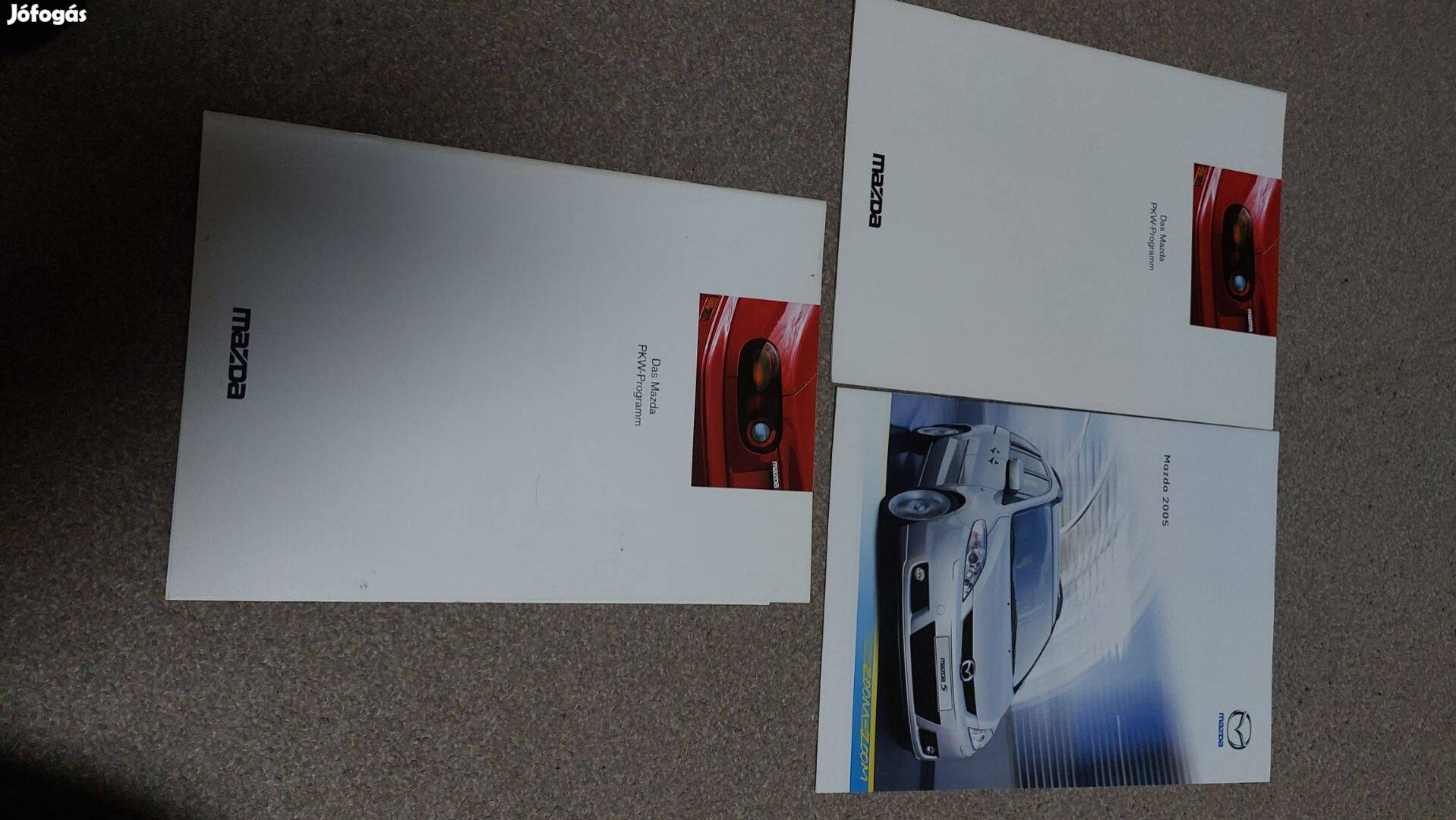 Mazda német nyelvű prospektus, katalógus