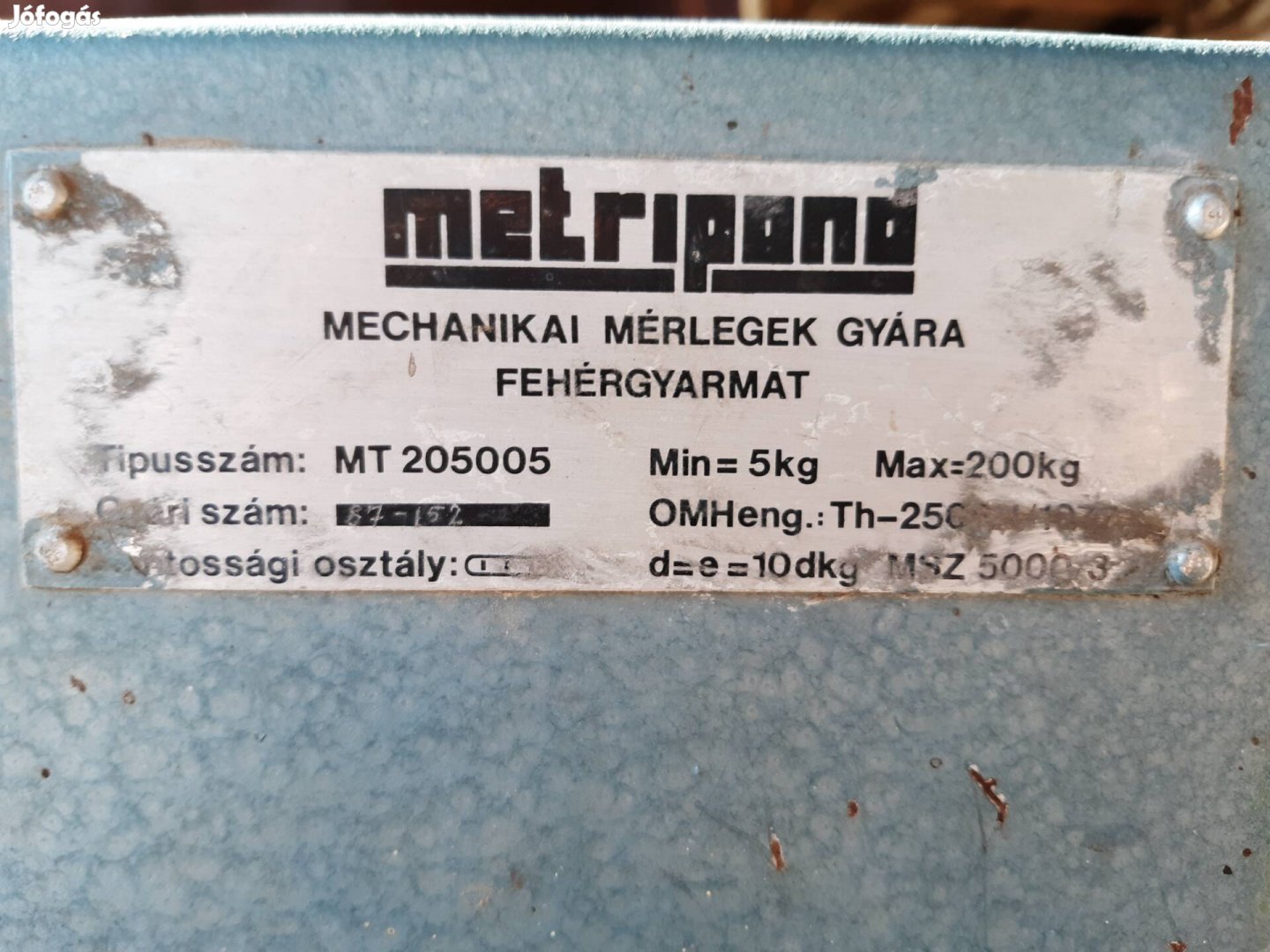 Mázsa Mérleg Eladó!