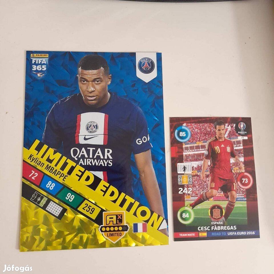 Mbappé 2022-23 Fifa 365 XXL Limited Edition Kártya