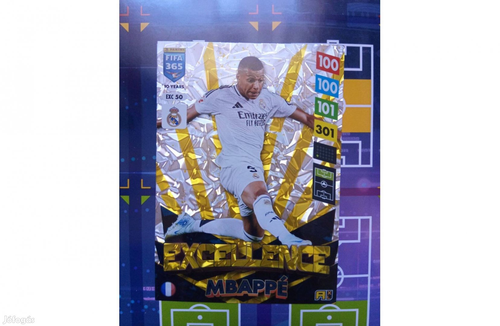 Mbappé Fifa 365 2025 Excellence XXL Top Master focis kártya