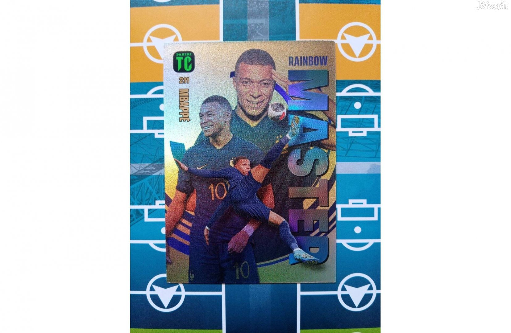 Mbappé Rainbow Master Panini Top Class 2024 kártya