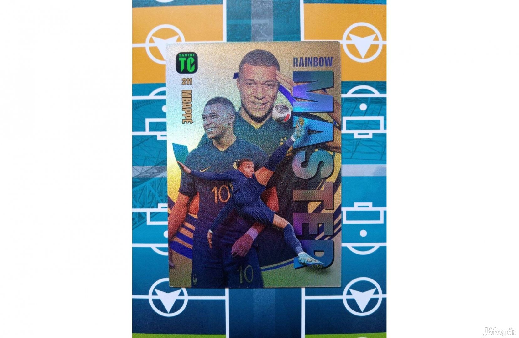 Mbappé Rainbow Master Top Class 2024 focis kártya