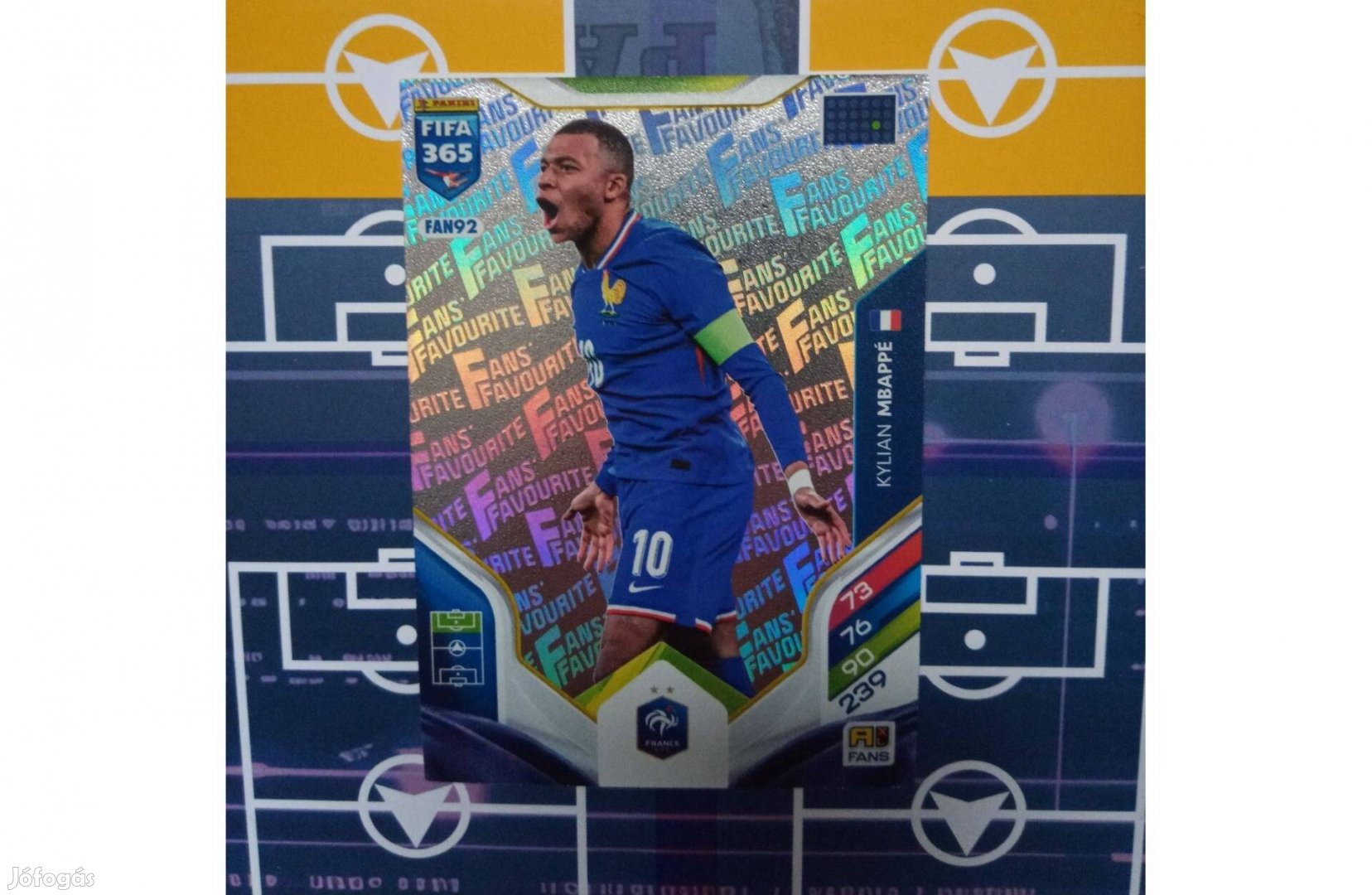 Mbappé Franciaország Panini Fifa 365 2026 Fans focis kártya