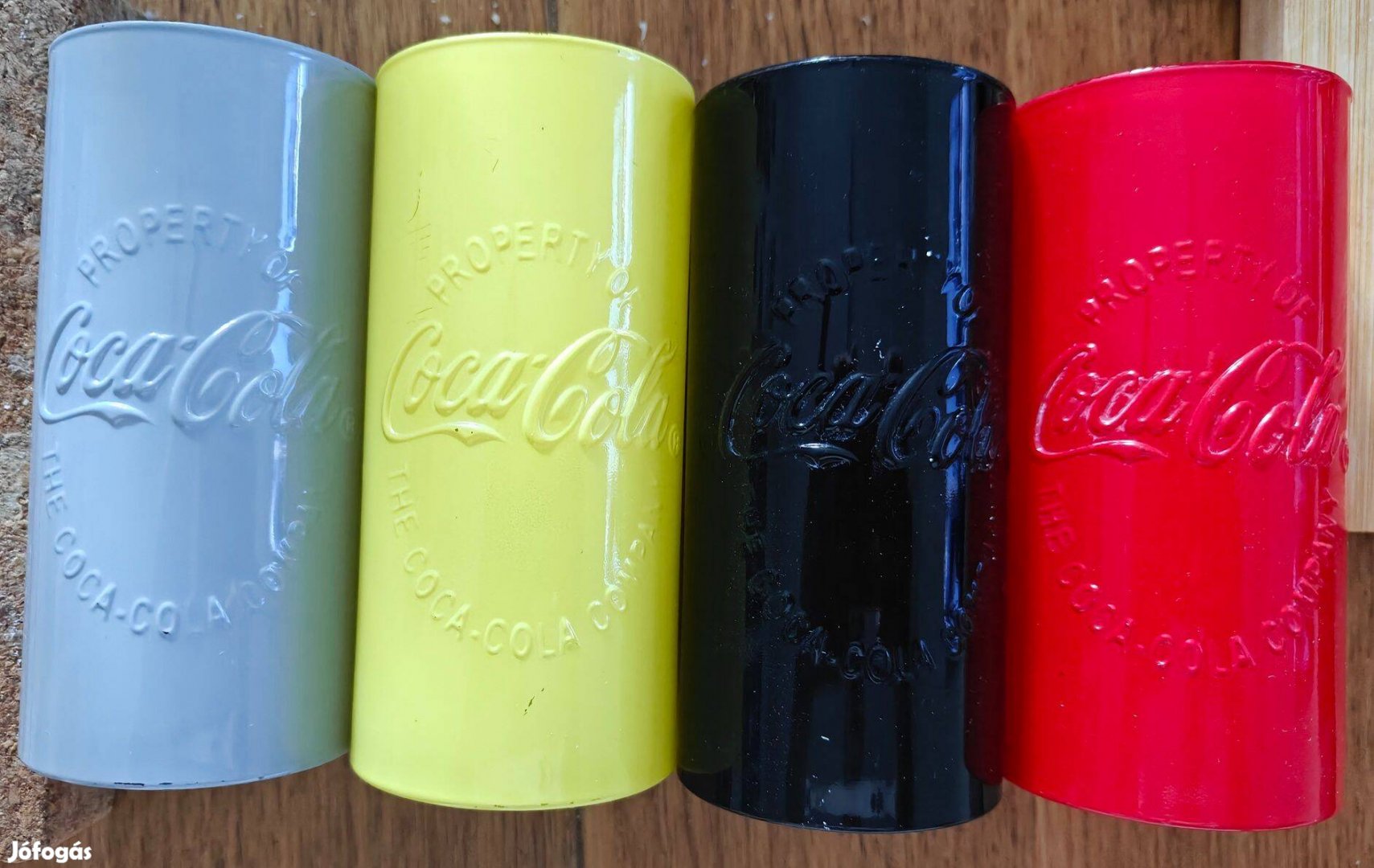 McDonalds Coca Cola 4db-os üvegpohár készlet 2020-ból!