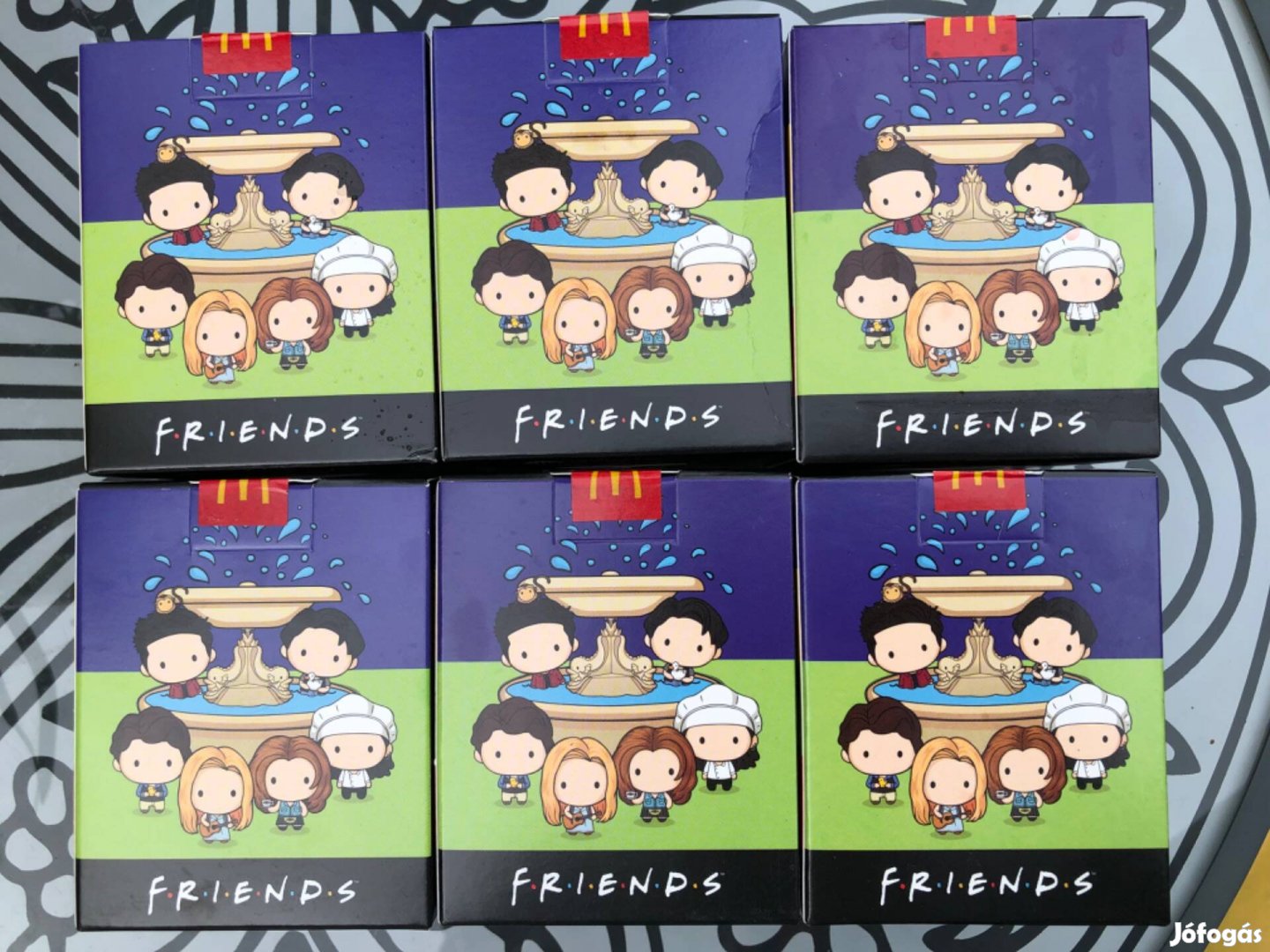 McDonalds Jóbarátok Új figura készlet Friends mind a 6 db