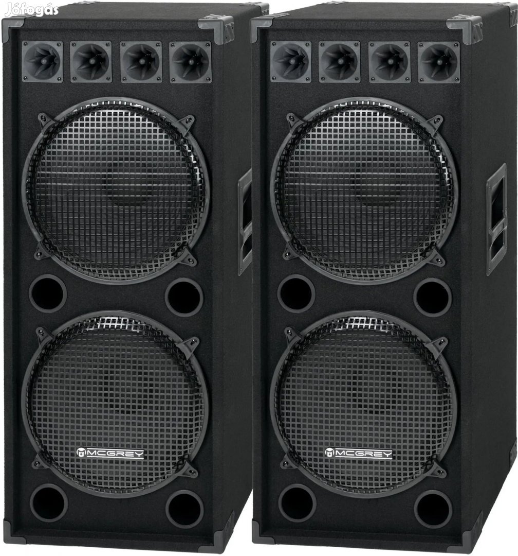 McGrey DJ-2522 Parti szoba / DJ Box pár 2 x 1500W
