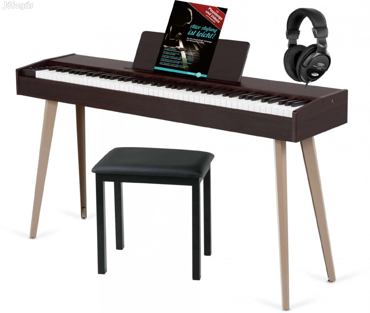 McGrey DP-17 WD design zongora sötét dió szett