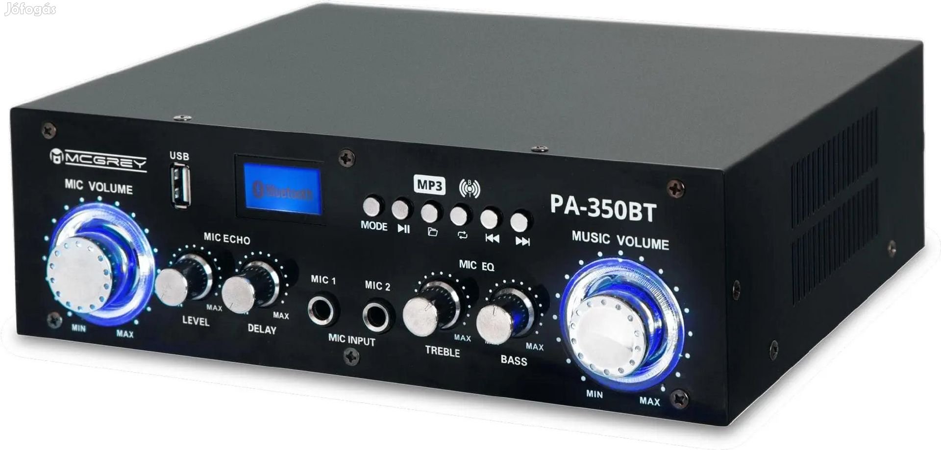 McGrey PA-350BT Bluetooth Erősítő USB/MP3 Lejátszóval