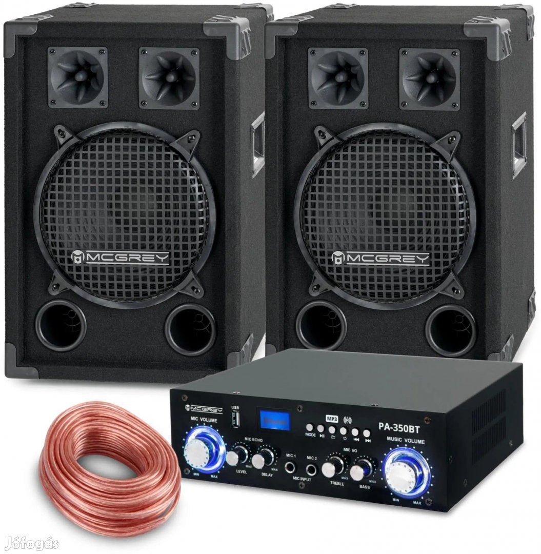 McGrey Teljes PA Rendszer PowerDJ-1200 800W