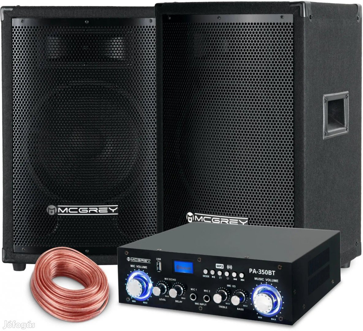 McGrey Teljes PA Rendszer PowerDJ-1500 800W