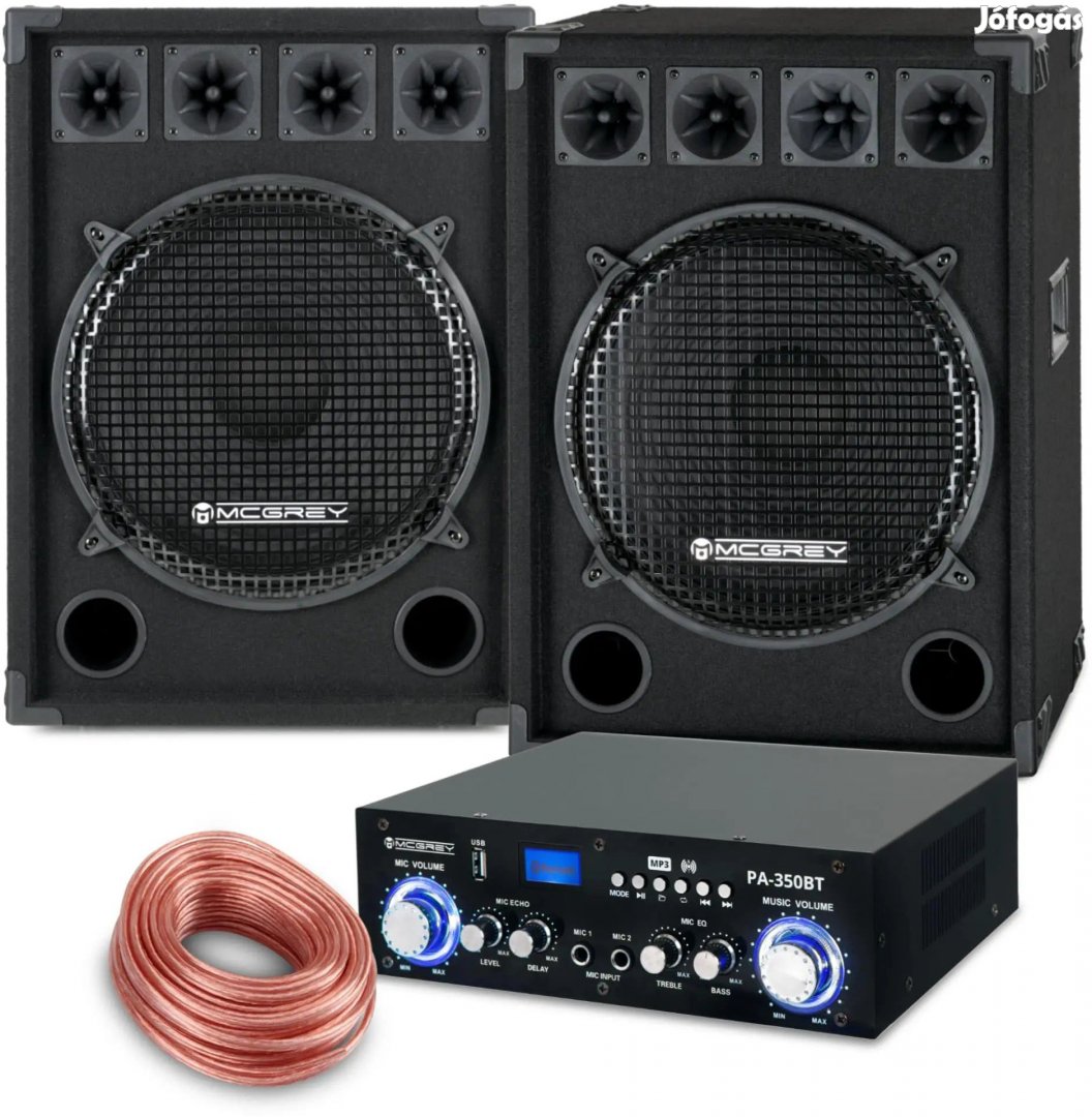 McGrey Teljes PA Rendszer PowerDJ-2500 1600W