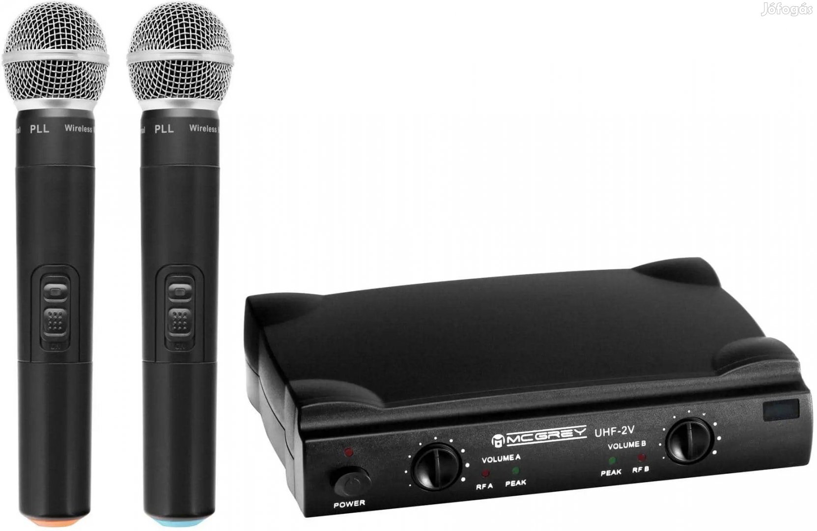 McGrey UHF-2V Duál Vokál Vezeték nélküli Mikrofon KÉSZLET 2 kézi