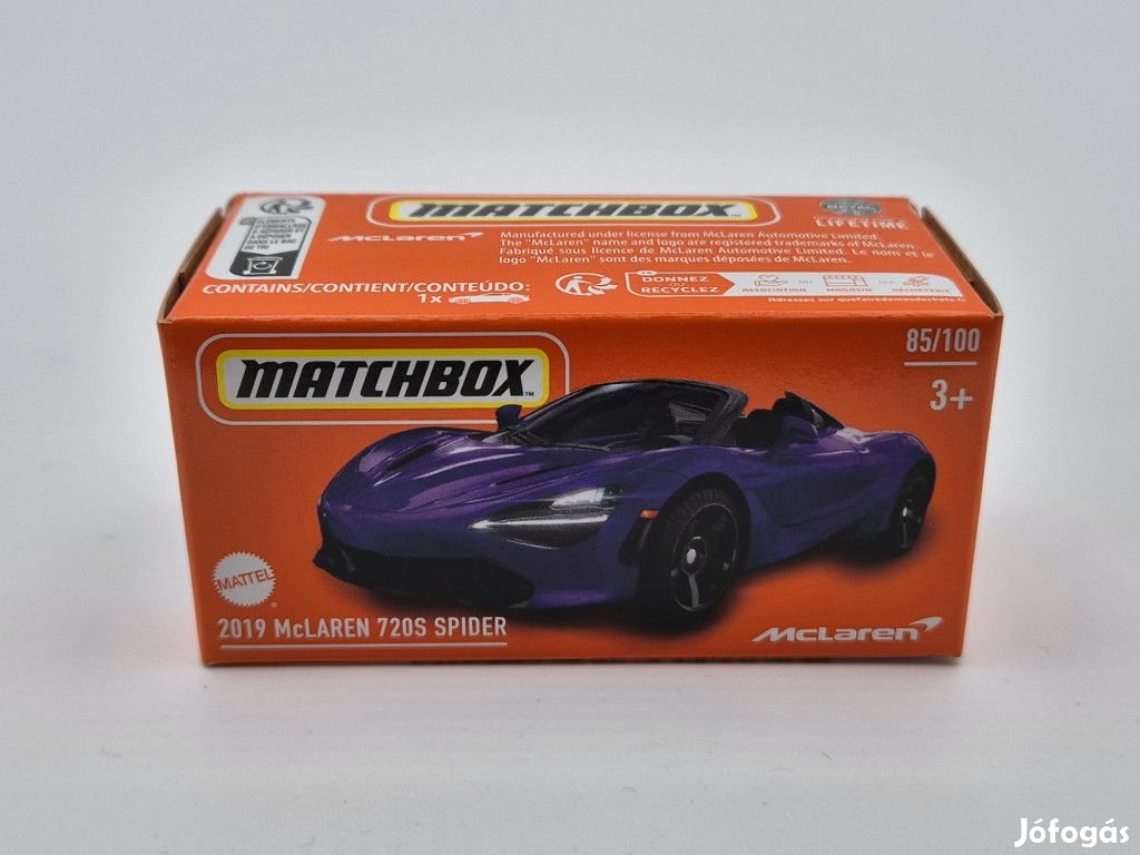 McLaren 720S Spider (2019) - 2024 85/100 -  Matchbox - 1:64