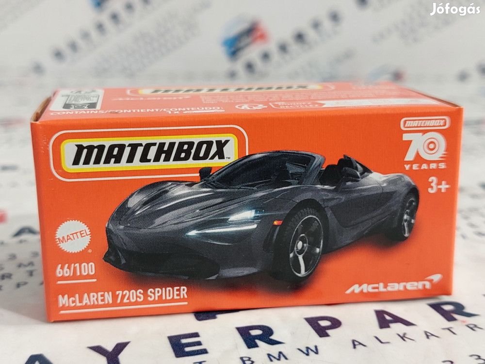 McLaren 720S Spider (2019) - 66/100 - Matchbox - 1:64