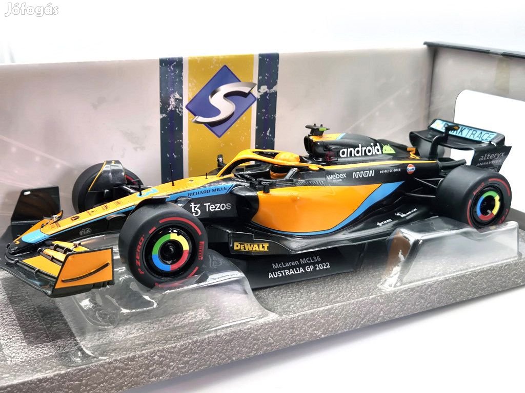 McLaren F1 MCL36 #3 (2022) Australian GP - Daniel Ricciardo -  Solido