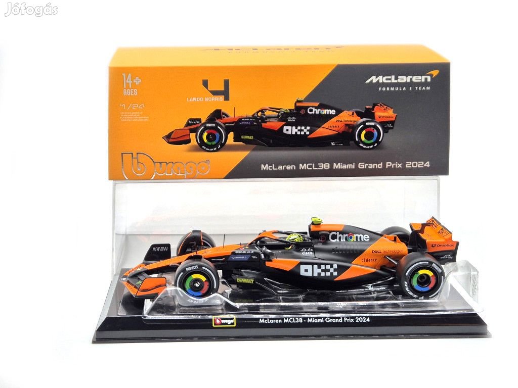 McLaren MCL38 F1 4 2024 - Lando Norris - PILÓTÁVAL -