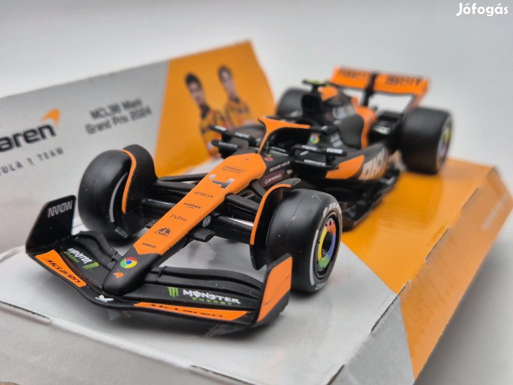 McLaren MCL38 F1 #4 (2024) - Lando Norris -  Bburago - 1:43
