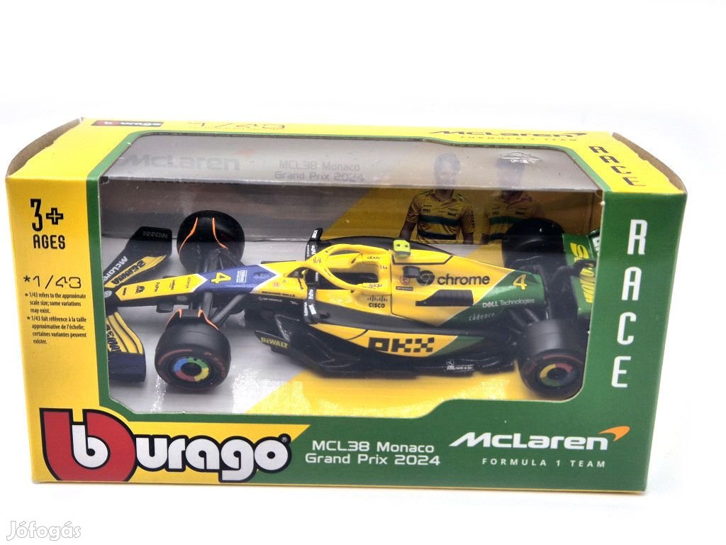 McLaren MCL38 F1 #4 (2024) - Monaco GP (Senna 30th Anniversary) - Lan