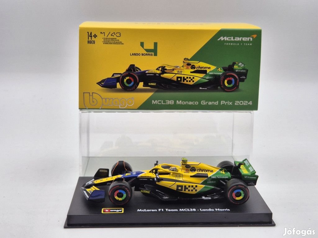 McLaren MCL38 F1 #4 (2024) - Monaco GP (Senna 30th Anniversary) - Lan