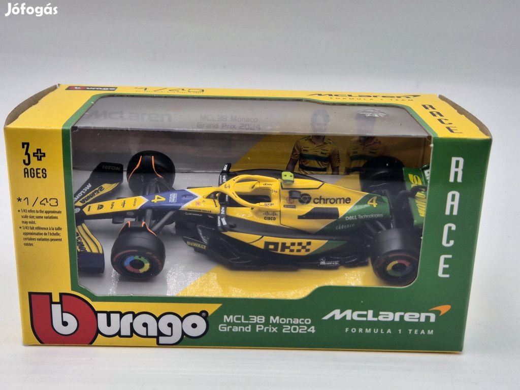 McLaren MCL38 F1 #4 (2024) - Monaco GP (Senna 30th Anniversary) - Lan