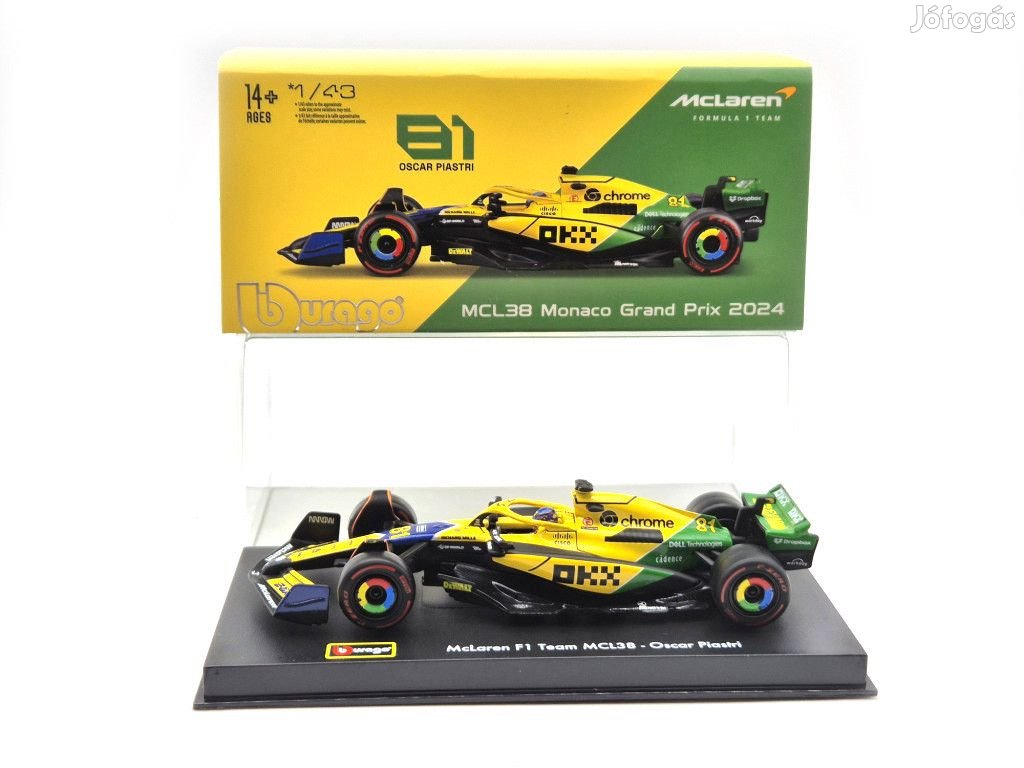 McLaren MCL38 F1 #81 (2024) - Monaco GP (Senna 30th Anniversary) - Os