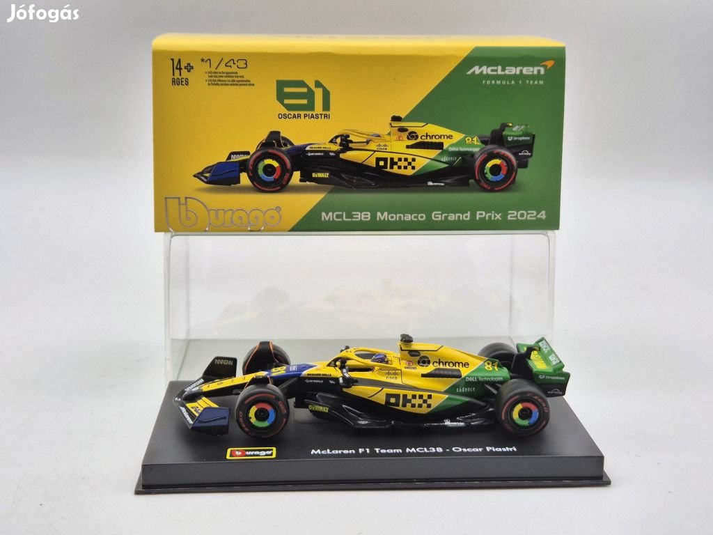 McLaren MCL38 F1 #81 (2024) - Monaco GP (Senna 30th Anniversary) - Os