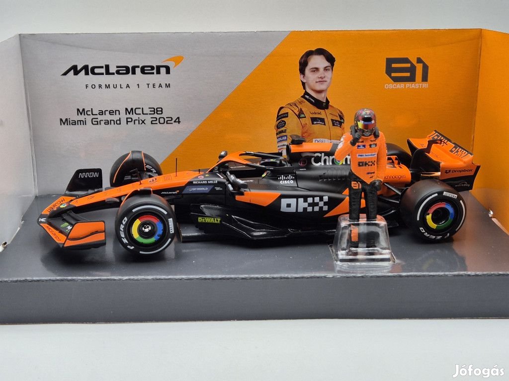 McLaren MCL38 F1 #81 (2024) - Oscar Piastri - KÜLÖN PILÓTÁVAL -  Bbur