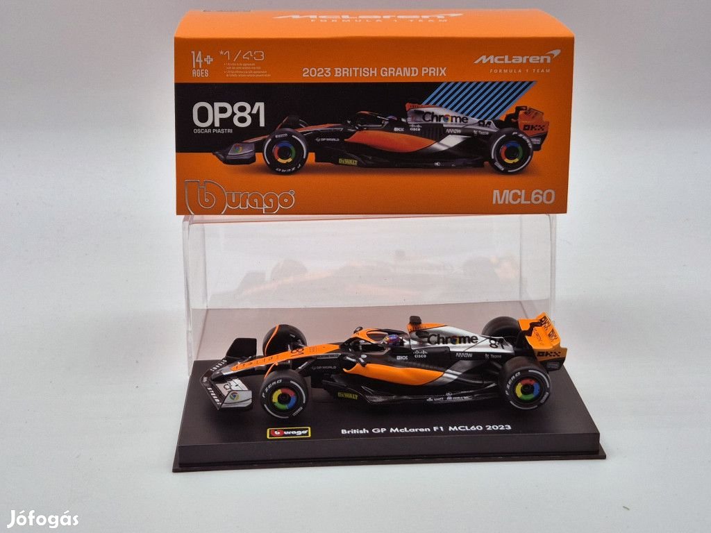 McLaren MCL60 F1 #81 (2023) - British GP 4th - Oscar Piastri - PILÓTÁ