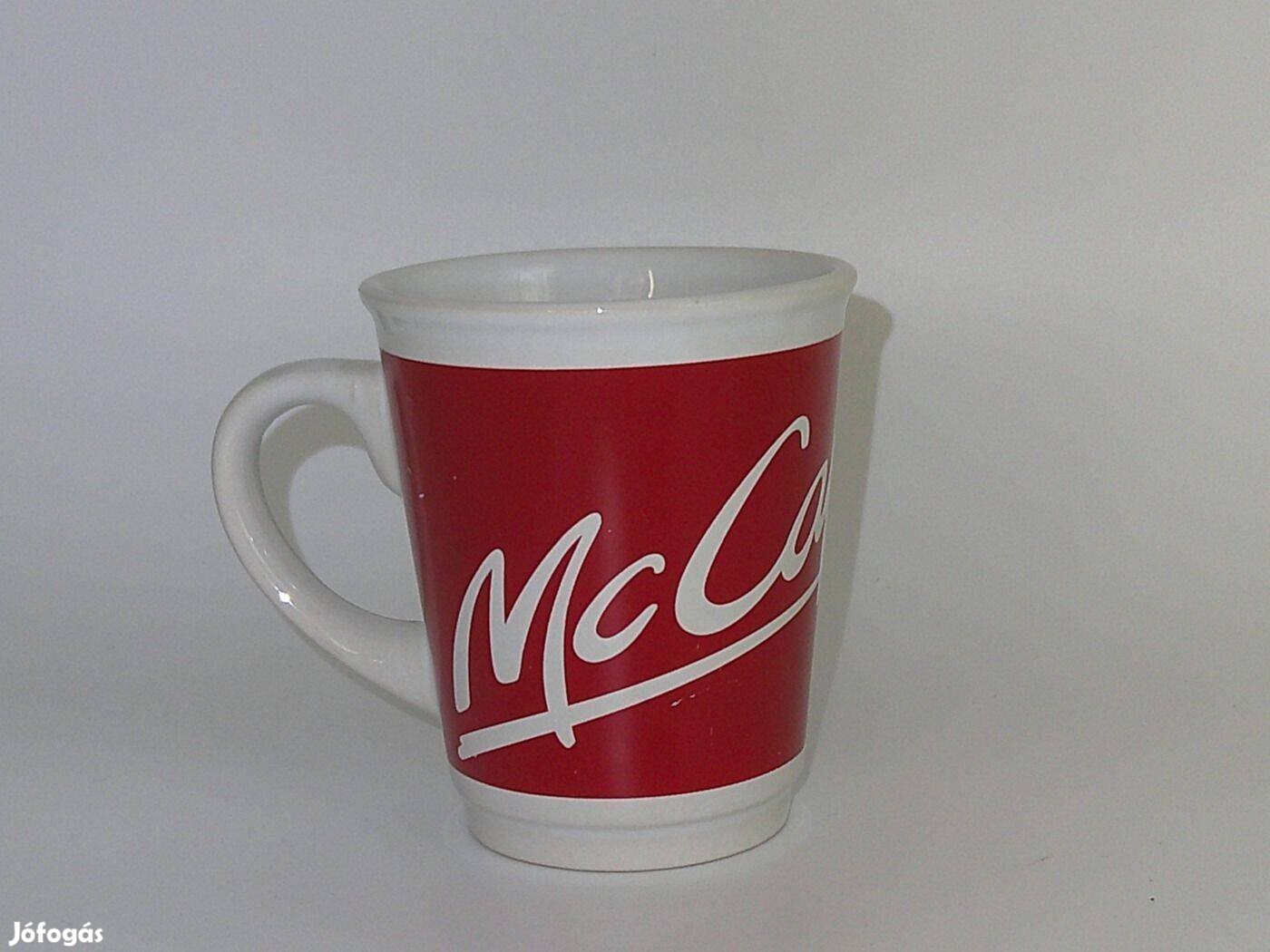 Mc Café porcelán csésze, bögre ( Bordó )