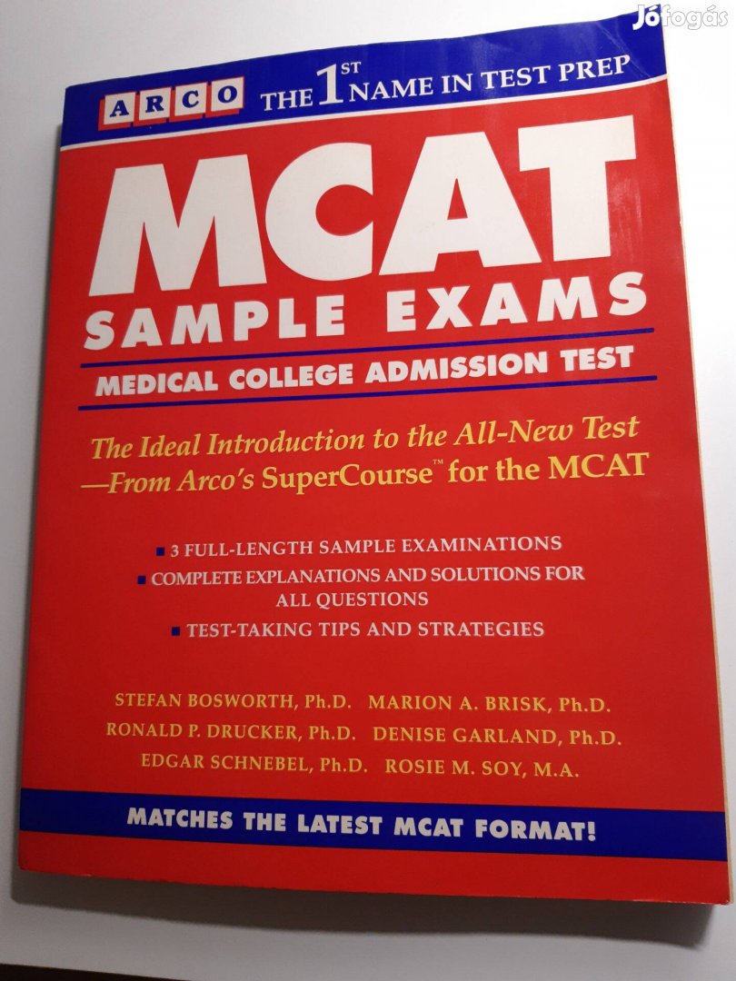 Mcat Sample Exams Medical College Admission Test (1992)