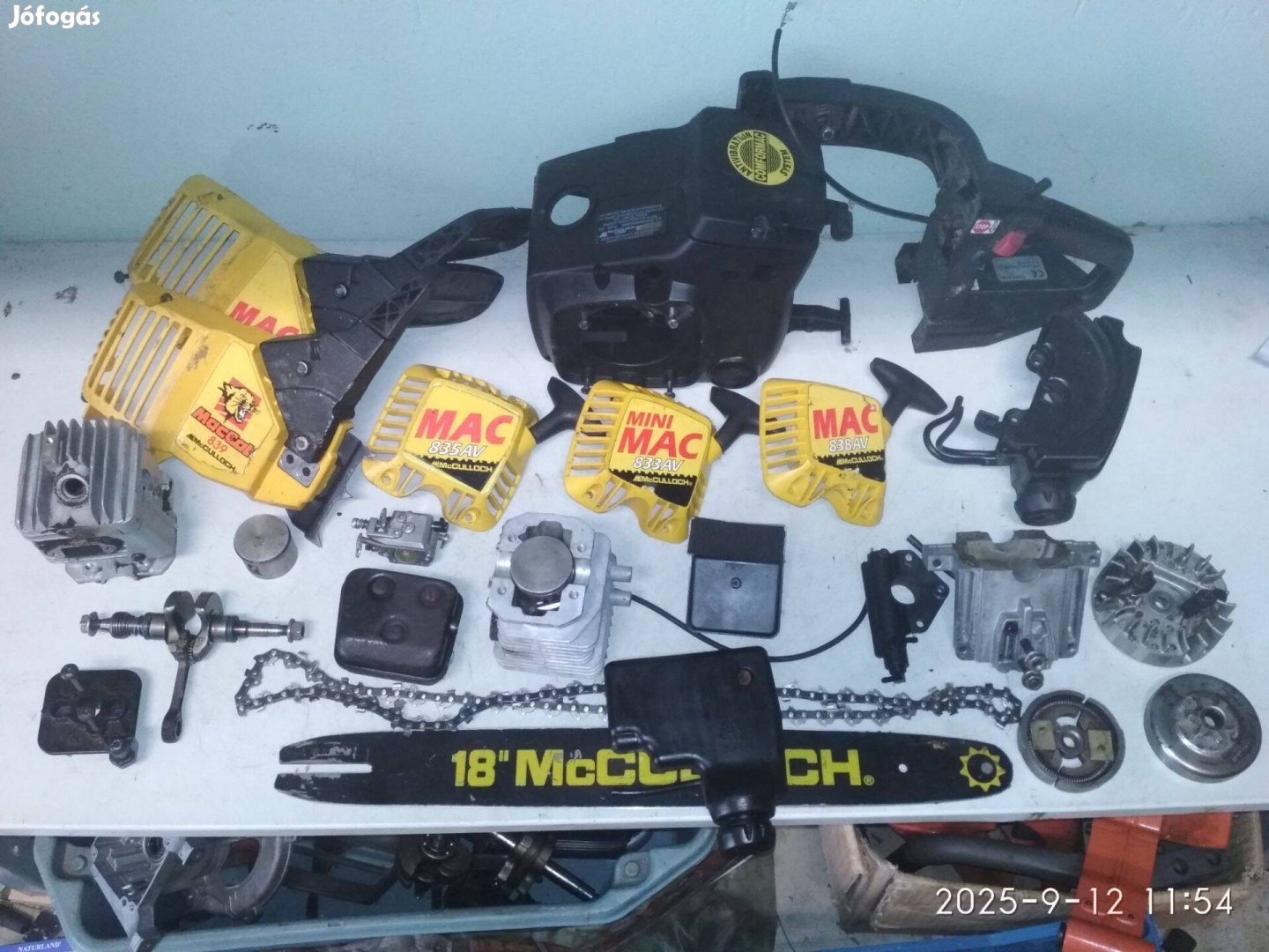 Mcculloch 833, 835, 839 láncfűrész alkatrészek