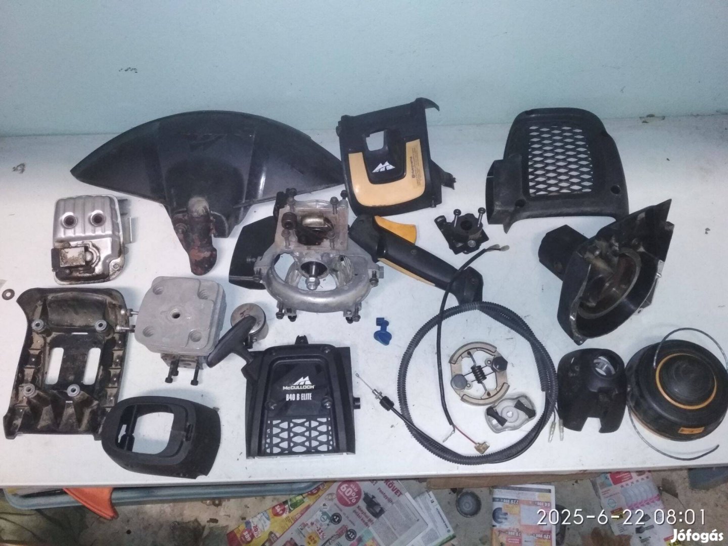 Mcculloch B40 b elite fűkasza alkatrészek