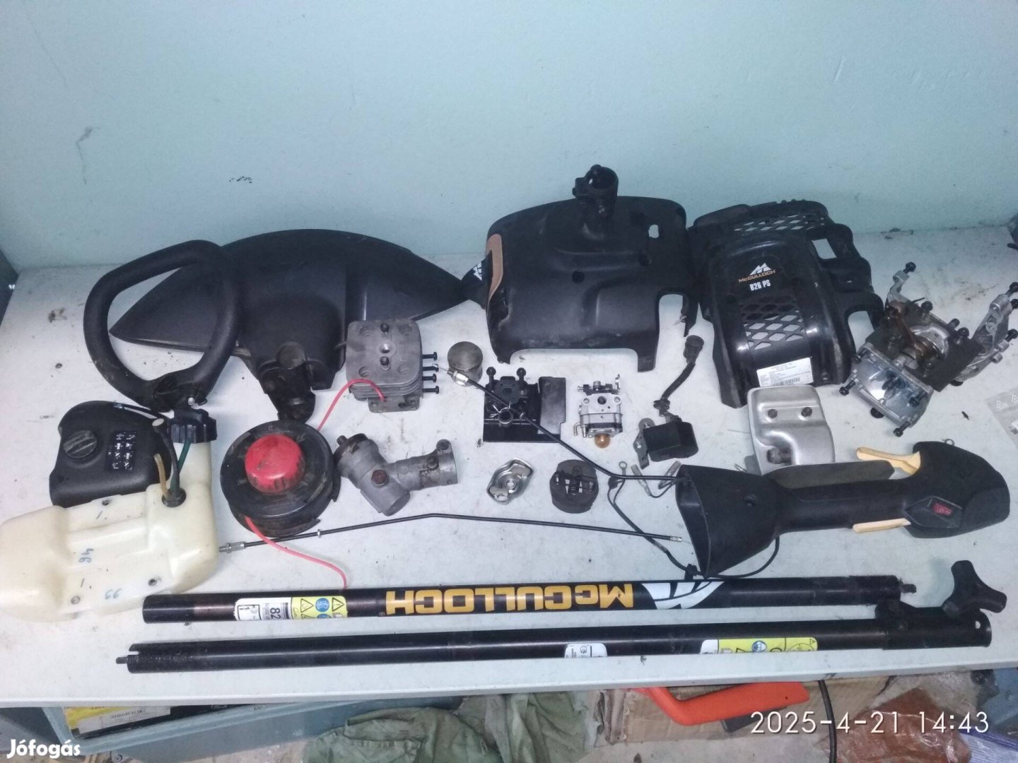 Mcculloch B 26 PS fűkasza alkatrészek