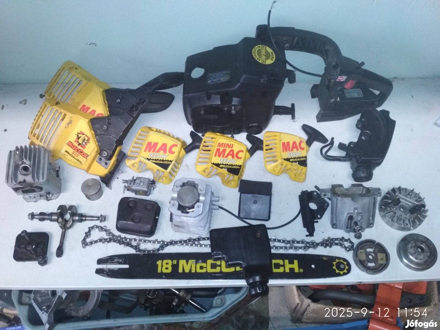 Mcculloch Mac 835 láncfűrész alkatrészek