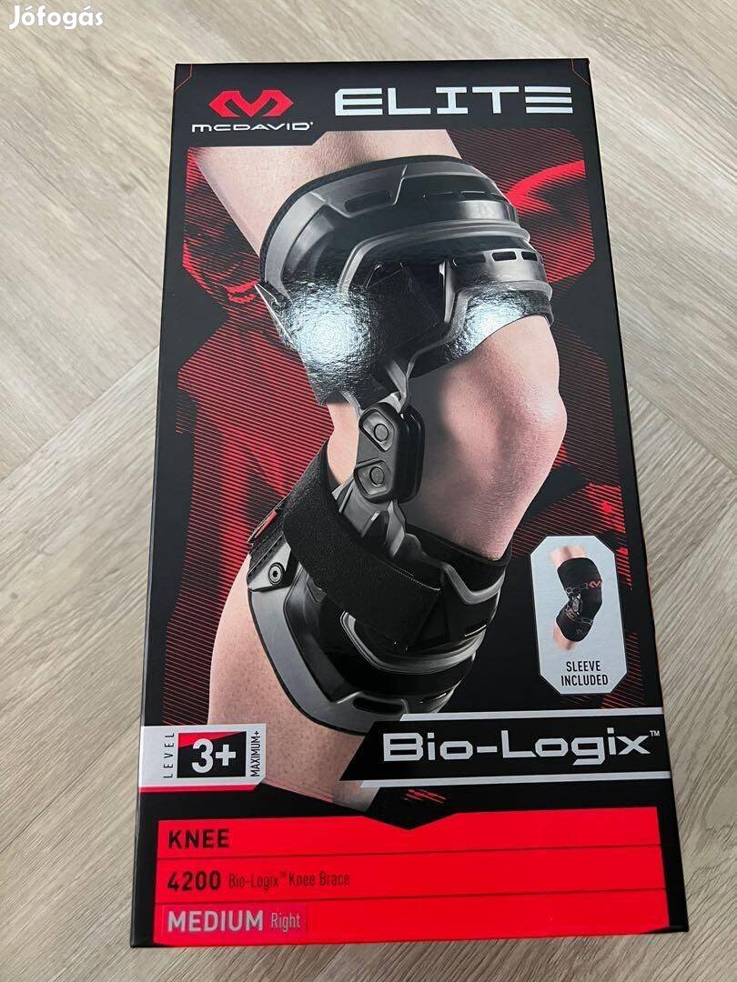 Mcdavid Elite Bio-Logix Knee Brace sport térdrögzítő M-es jobb