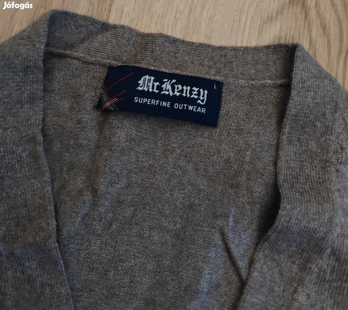 Mckenzy merinoi gyapju férfi mellény