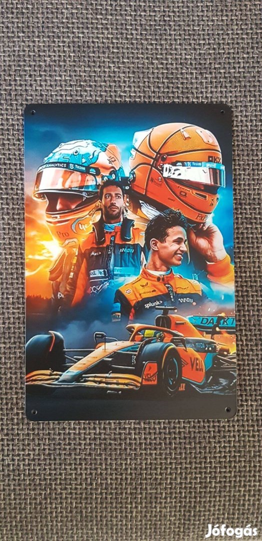 Mclaren fémtábla