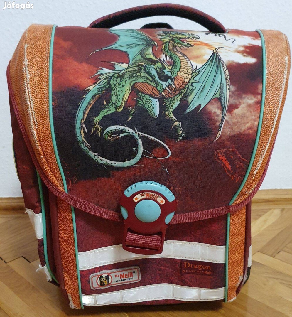 Mcneill Sárkányos Dragon gyerek robusztus iskola táska hátitáska