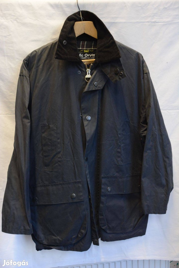 Mcorvis wax-kabát , esőkabát kapucnival XL