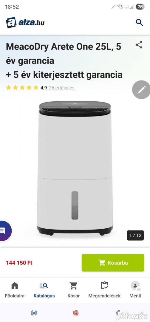 Meacodry Arete One 25L, 5 év garancia