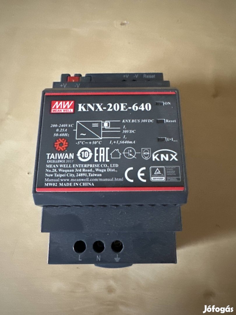 Mean WELL Knx-20E-640 30V 640mA Knx tápegység